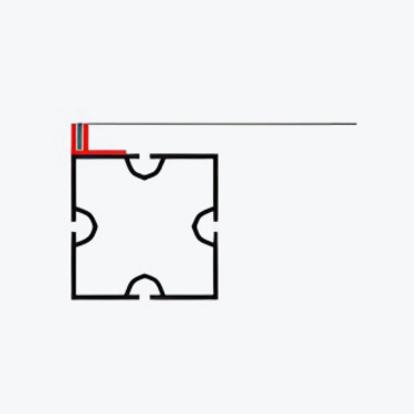 Single - sided extrusion 15 - KS - 15 - 1